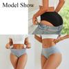 FINETOO 3Pcs Cotton Panties Women High Waist Briefs Seamless Underwear Breathable Underpants Solid Color Panty S-2XL Intimates