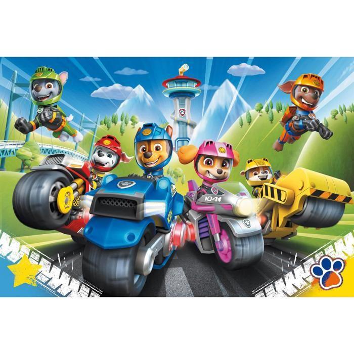 Puzzle 100 pezzi : zampa patrouille (zampa di pattuglia) : la zampa-pattuglia in moto