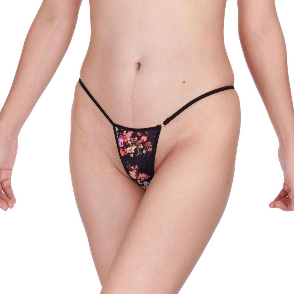 Tanga Seamless Attraente con Stampe Leopardo e Zebra, T-back, Biancheria Intima da Donna G012