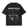 Silent Hill Horror T-Shirt Heavens Night Oversized Grafik Baumwoll-Top Herren Damen