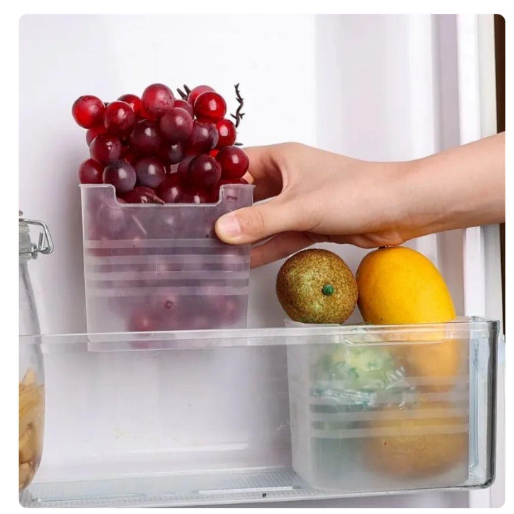 Domowy Organizer do Przechowywania w Lodówce Plastikowe Pudełko do Przechowywania Świeżości Owoców Lodówka