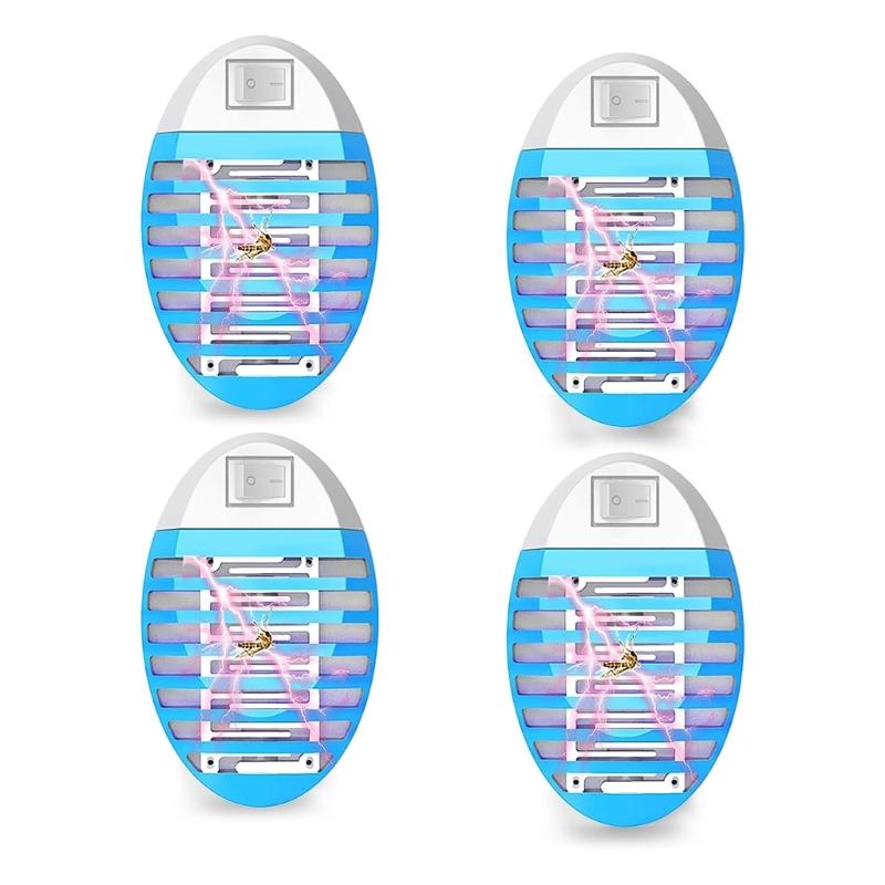 MosquitoesKiller Lamp UV AttractantCatcher Insect Trap for Indoor HomeKitchen Office BugZapper Plug In FlyKiller