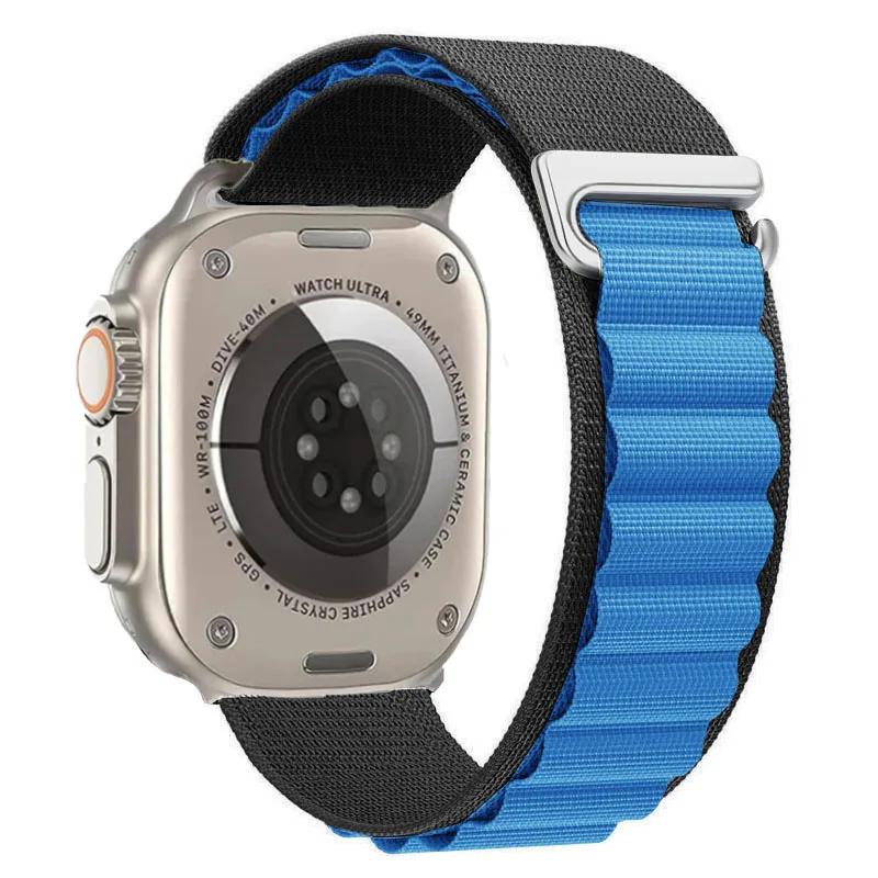 Alpine Loop Strap For Apple Watch Ultra 3 Band 49mm 11 10 9 8 7 46mm 42mm 45mm 41mm Nylon Sport Bracelet iWatch 6 5 SE 44mm Belt