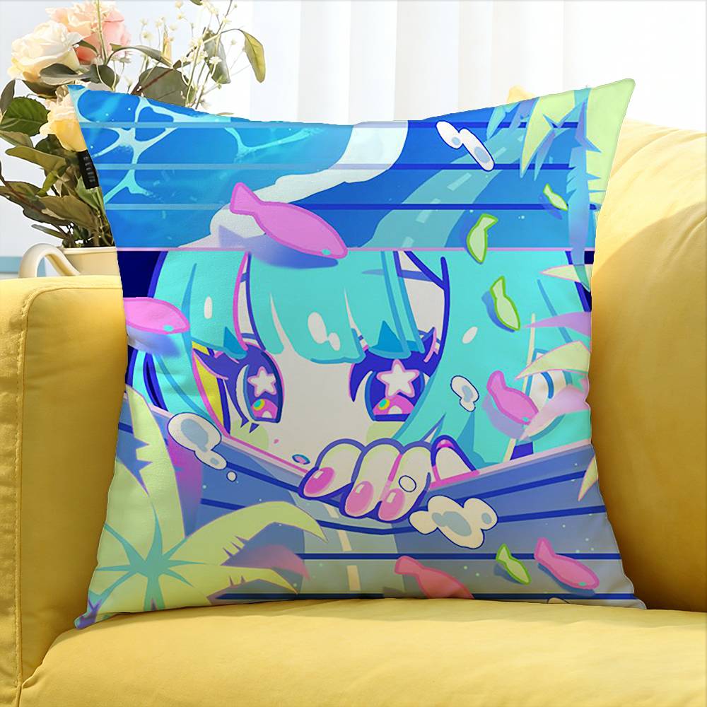 Game Marija Rin Muse Dash   Various Sizes Square Pillow Case For Car Home Bedchamber Decor