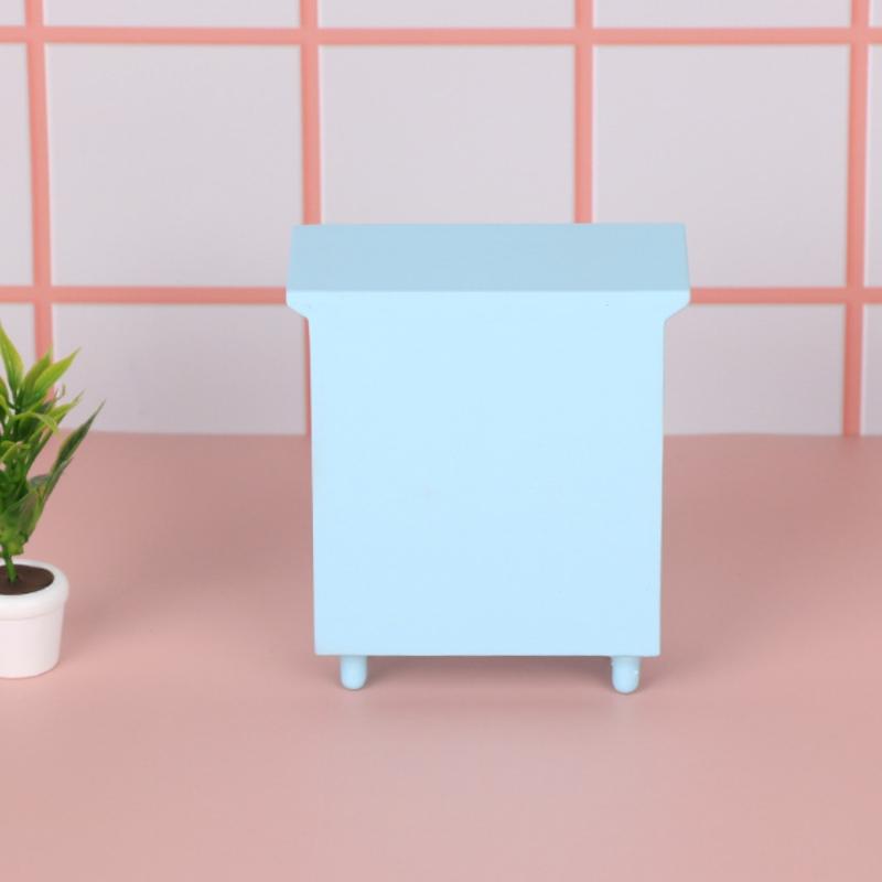 1Pcs 1:12 Dollhouse Micro Scene Wooden Drawer Side Cabinet One Door Four Drawer Cabinet Miniature Furniture Model Decor Toy
