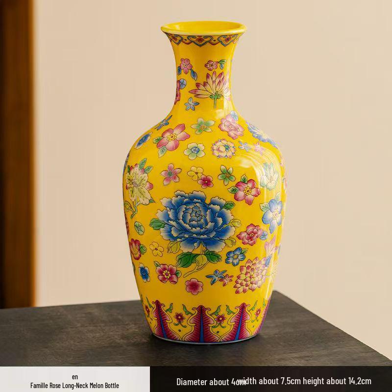 Antique Blue and White Chinese Porcelain Vase - European & American Handicraft for Flower Arrangements