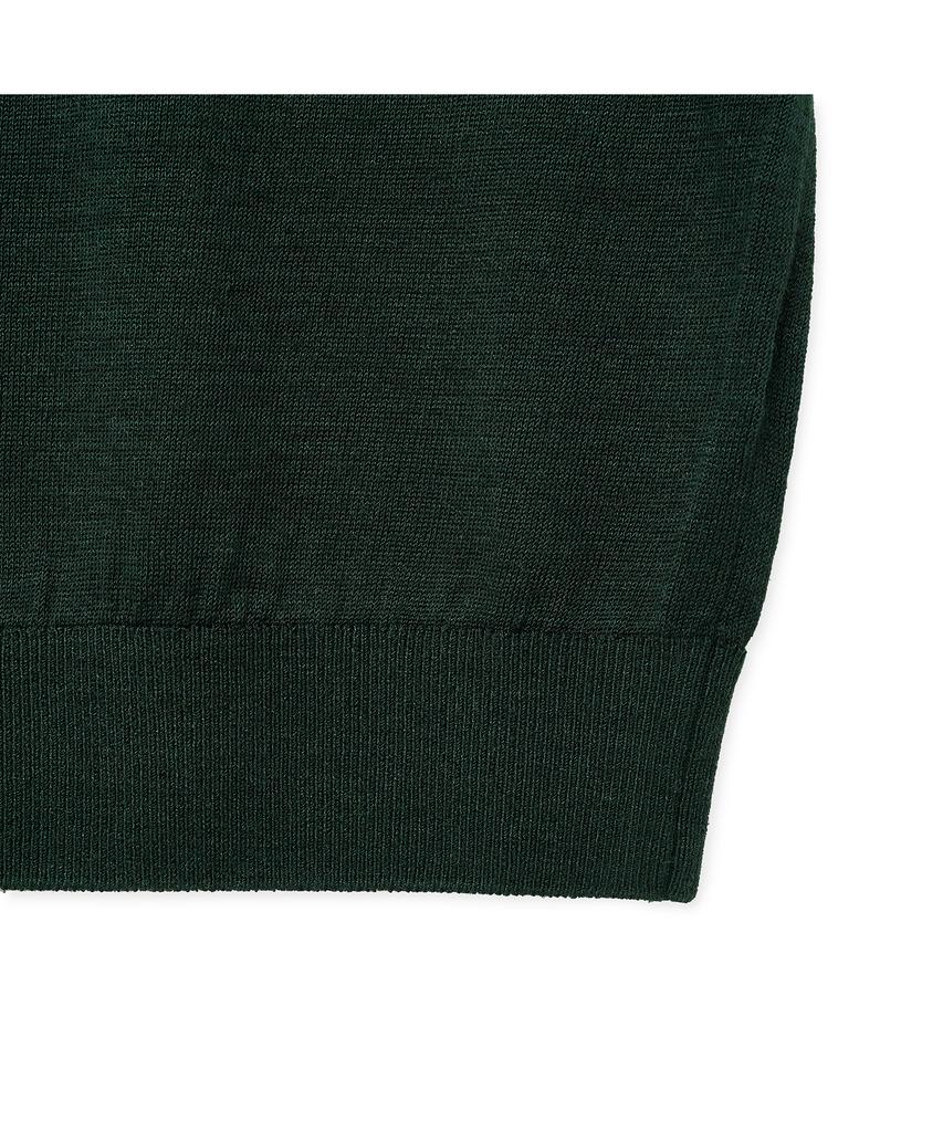 IOLO Solid Silky Half Collar_Dark Green