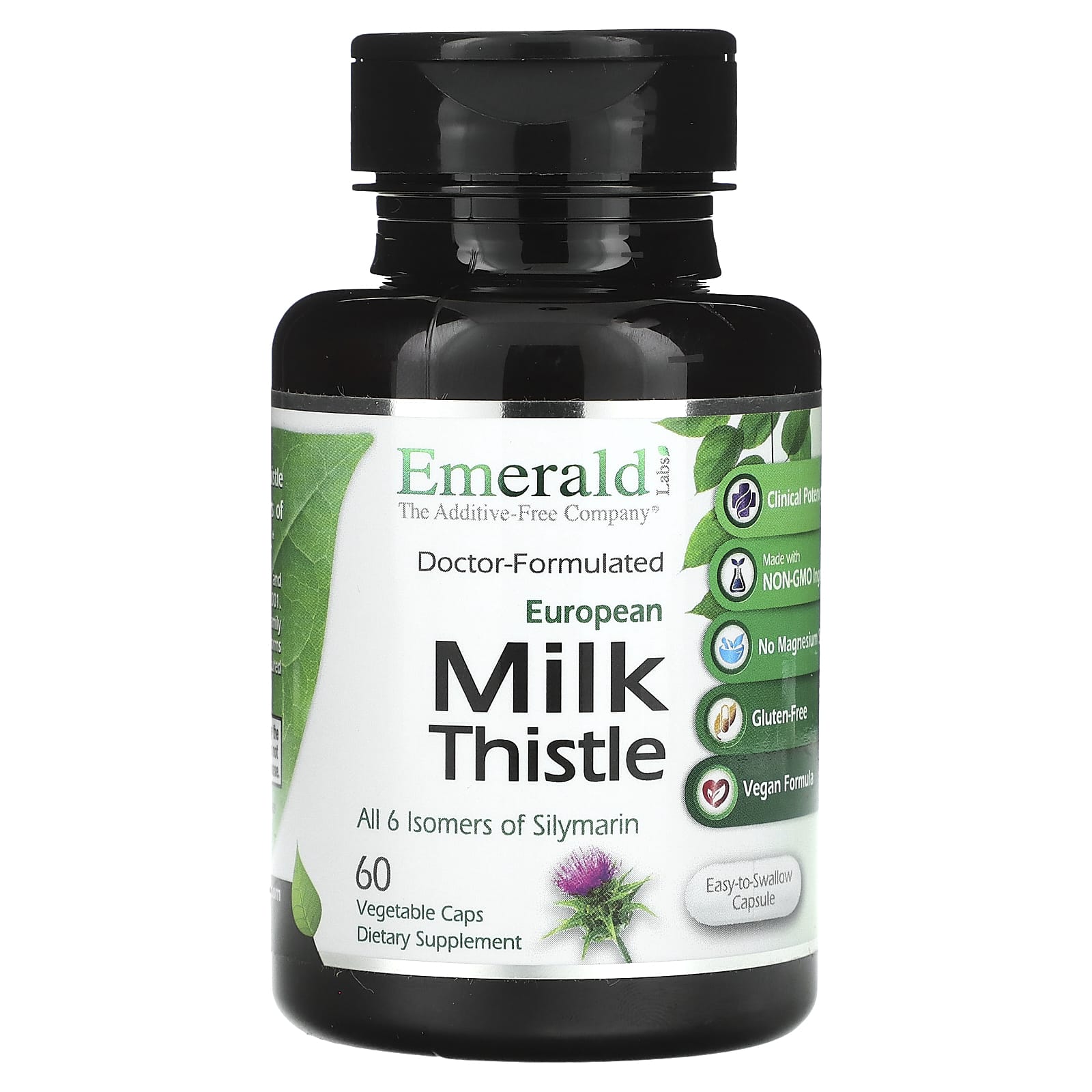 

European Milk Thistle, Veggie Capsules 60
