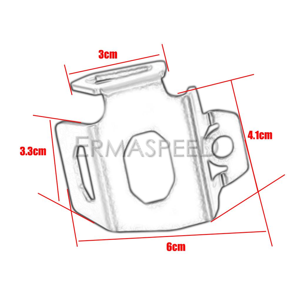 For NINJA 400 300 650 Z900 Motorcycle Rear Brake Pump Fluid Tank Oil Cup Reservoir Guard Cover Protector CNC Aluminum