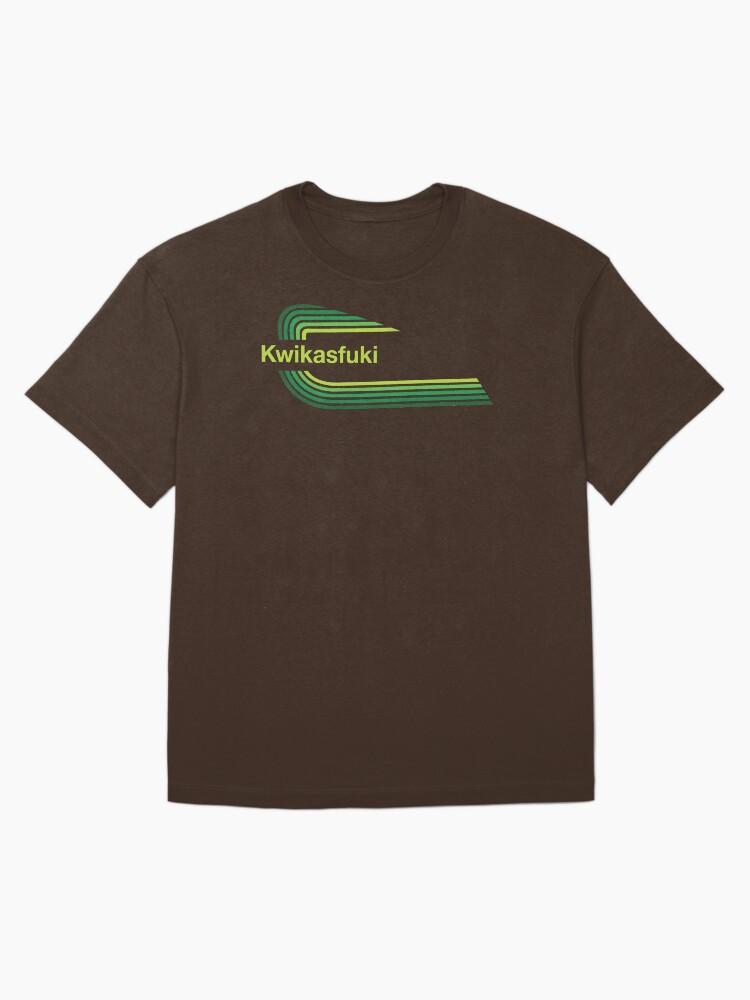 Cross Road Kwikasfuki - Seventies Green Oversized Unisex T-Shirt