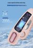 2025 L19 Bladeless USB Rechargeable Neck Fan - Portable, Long-Lasting Mini Fan for Outdoor Camping.