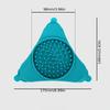 Silicone Pet Licking Mat Suction Cup Base Non-Slip Design Slow Feeder Pad Anxiety Calming Boredom Relief Anti-Choke Food Pad