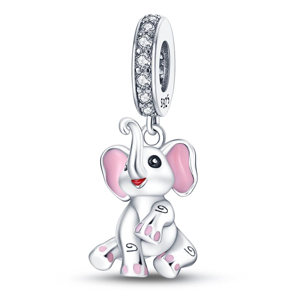 New 925 Silver Dumbo Series Love Pendant, Suitable for Original 925 Bracelet DIY Gift