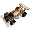 Wooden Assembly DIY Racing Car Model Toy Puzzle Educational Toys Kit Beginner