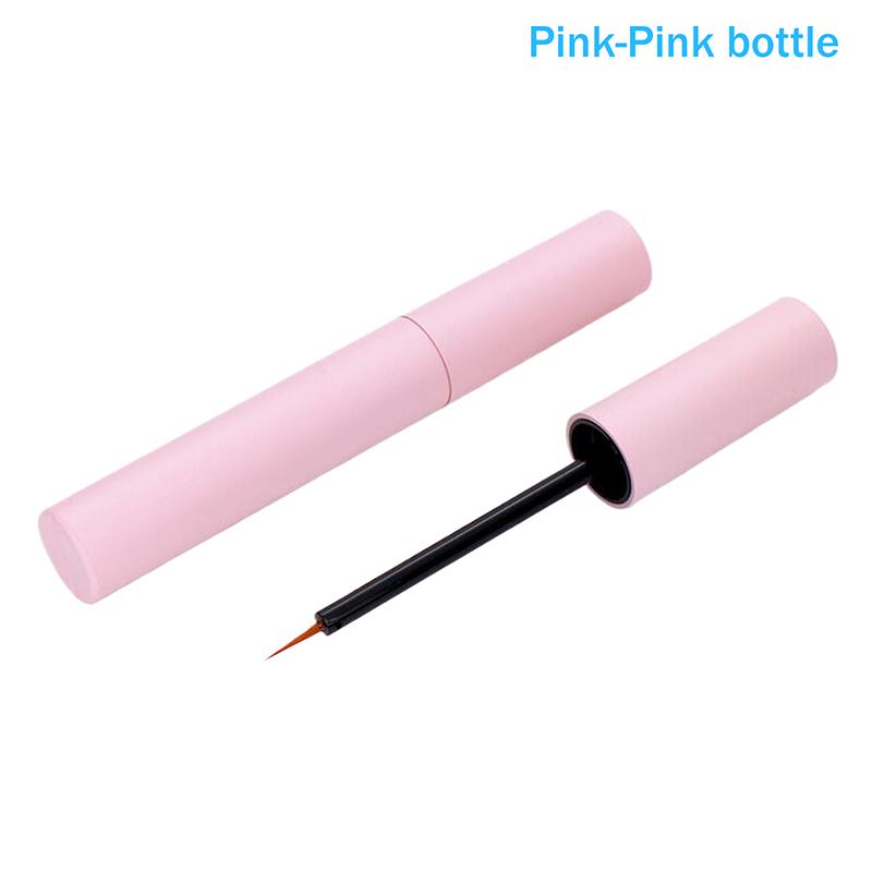 5 ml Priehľadná fľaštička na lepidlo na mihalnice Fľaštička na tekuté očné linky Prázdna fľaštička na tekutinu na rast mihalníc dvojitého viečka Pink 2