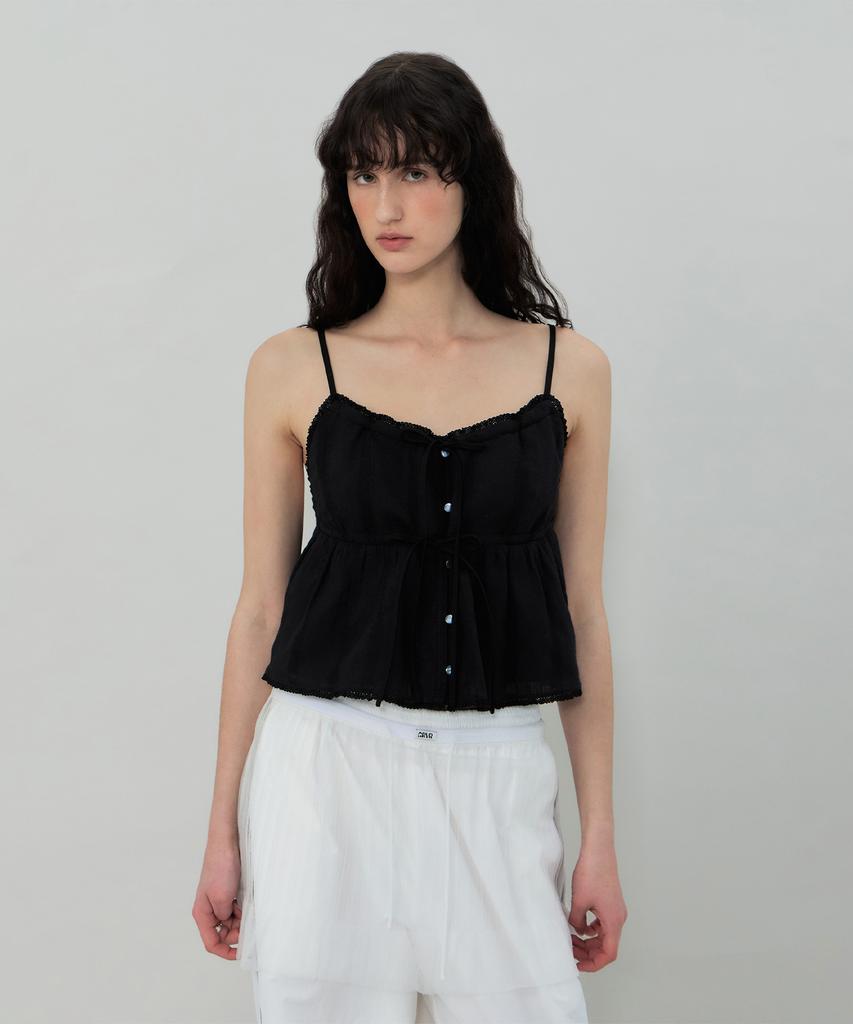 GROVE Leah Lace Bustier (Black)