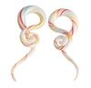 Earlobe Expanders: Glass Snail Design Body Piercing Jewelry