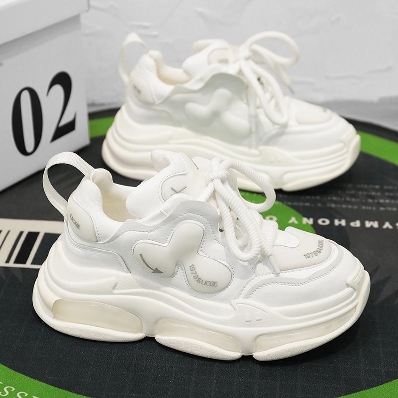 Ženy Vycházkové Tenisky Neformální Pohodlné Prodyšné Lehké Neklouzavé Módní Boty Dámské Běžecké boty z umělé kůže Outdoor Fitness Sportovní obuv