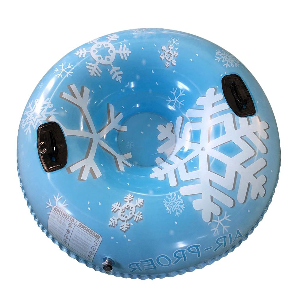 Inflatable Floated Skiing Board Thickened Floated Sled PVC Ski Board Sled with Handles Ski Board Skiing Equipments