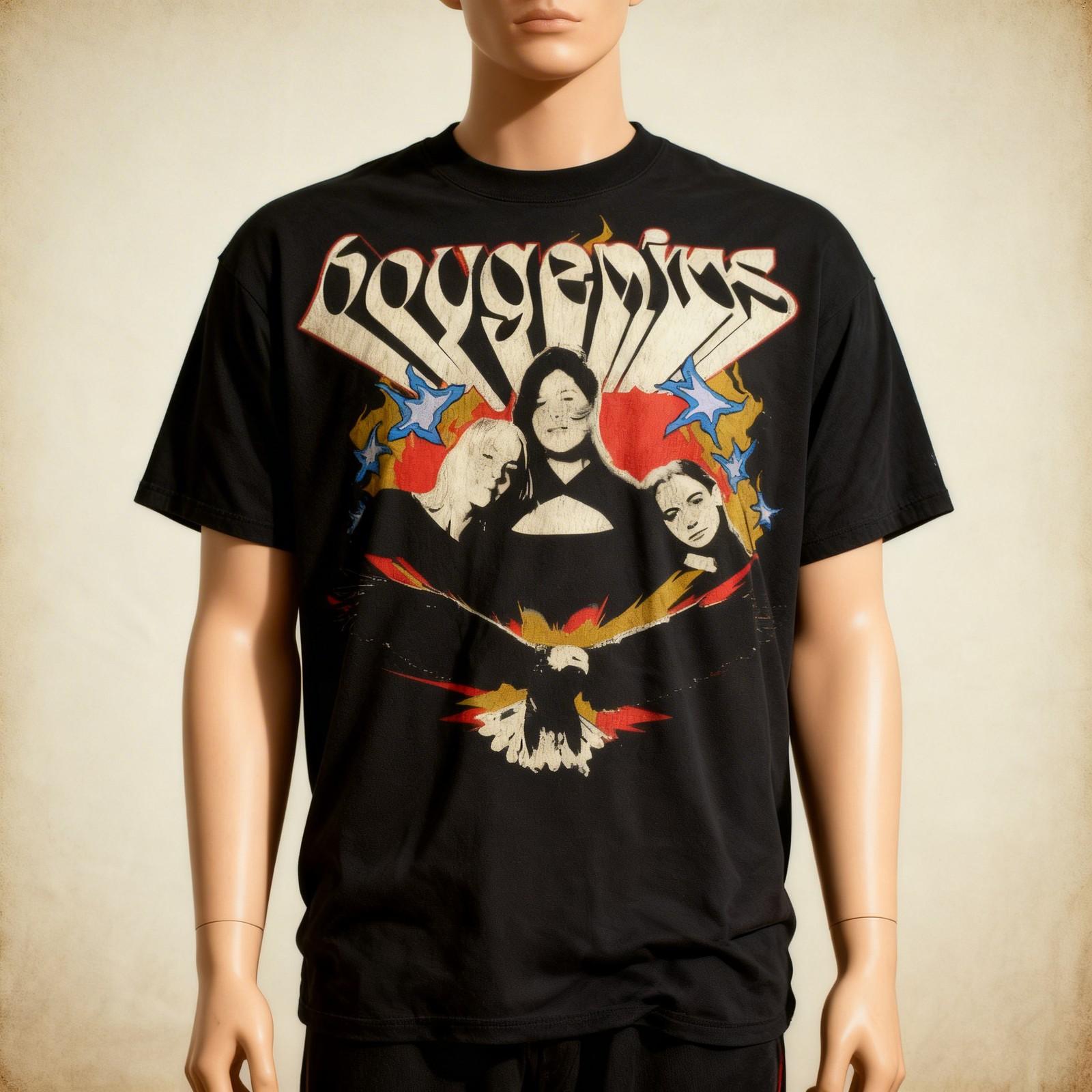 Vtg Boygenius Band Music Lover Cotton Gift For Fan Black All Size Shirt Unisex T-Shirt M