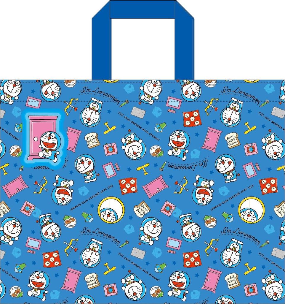 KoohaCreate Quilted Lesson Bag Doraemon 120776 [Tool Bag/Gym Bag/School Bag] "I'm Doraemon"