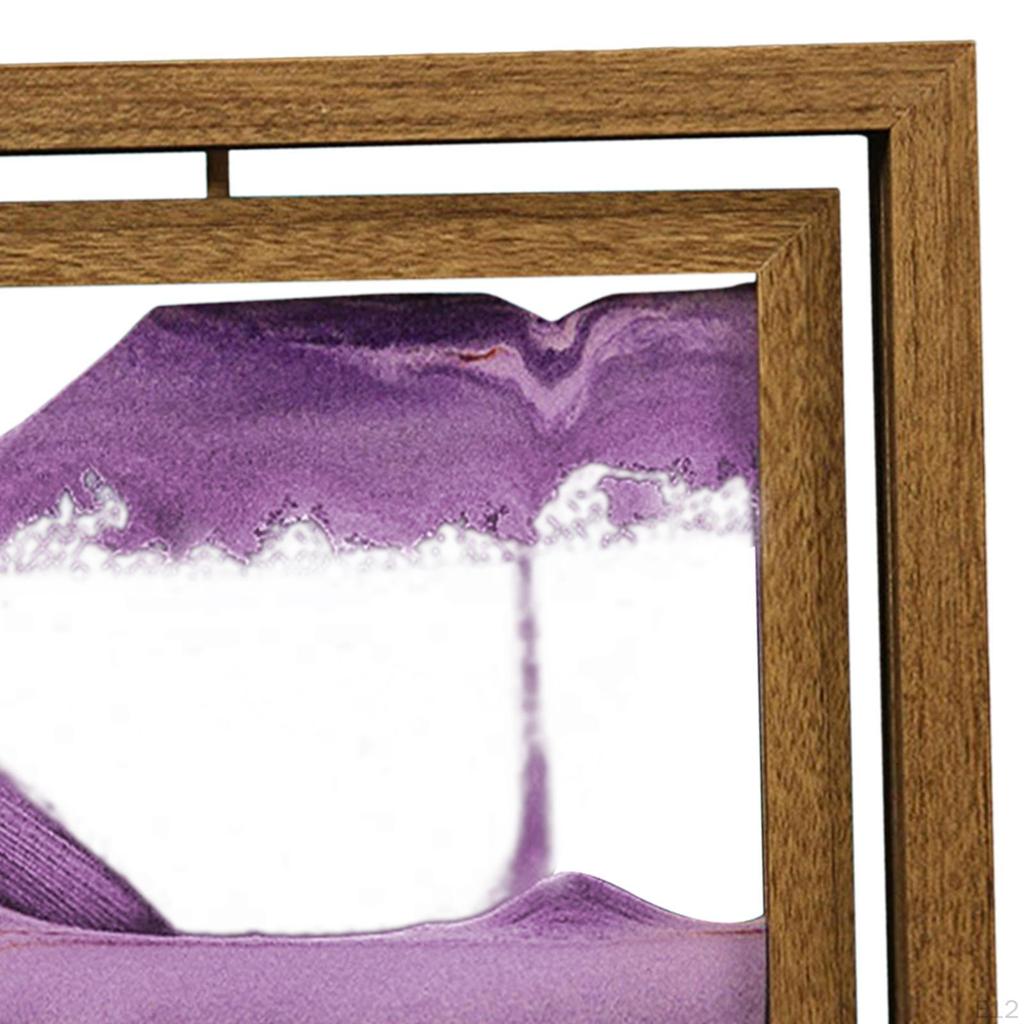 Art Picture Home Decor Decoration Liquid Hourglass Ornament Sandscapes Crafts Flowing Sand Painting