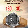 NORTH EDGE MACH Solar Power Quartz Watch Men Waterproof 50M Men's Pilot Sports Wristwatches Luminous Enviormentally Clock