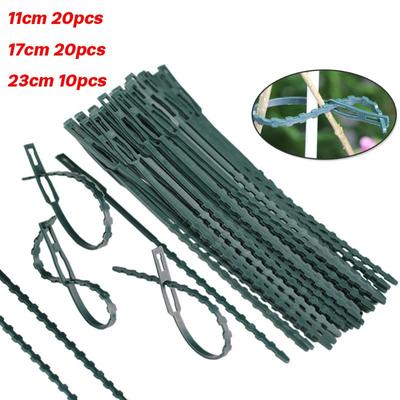 50PCS Plastic Plant Ties Reusable Fastener Greenhouse Grow Kit for Garden Tree Tomato Vines Climbing Multi-Function Clip