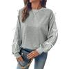 Casual 2025 Bow Lace Patchwork Long Sleeve Hoodie by Hundred Percent Clothing