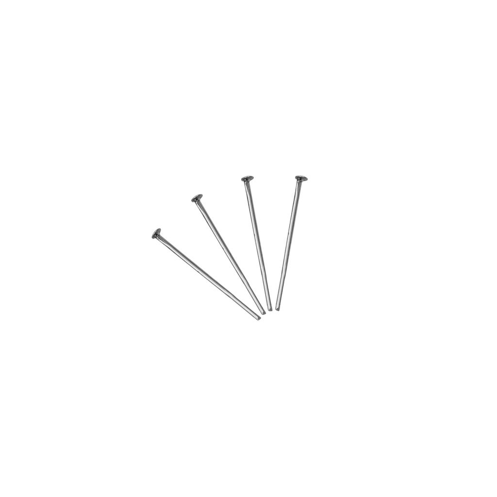 50/100Pcs Stainless Steel T-Shape Needle Charm Accessories For DIY Necklace Bracelet Jewelry Making