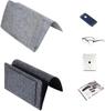 Felt Bedside Storage Bag Pouch Bed Desk Bag Sofa TV Remote Control Hanging Anti-slip Home Storage Organizer Bed Holder Pockets