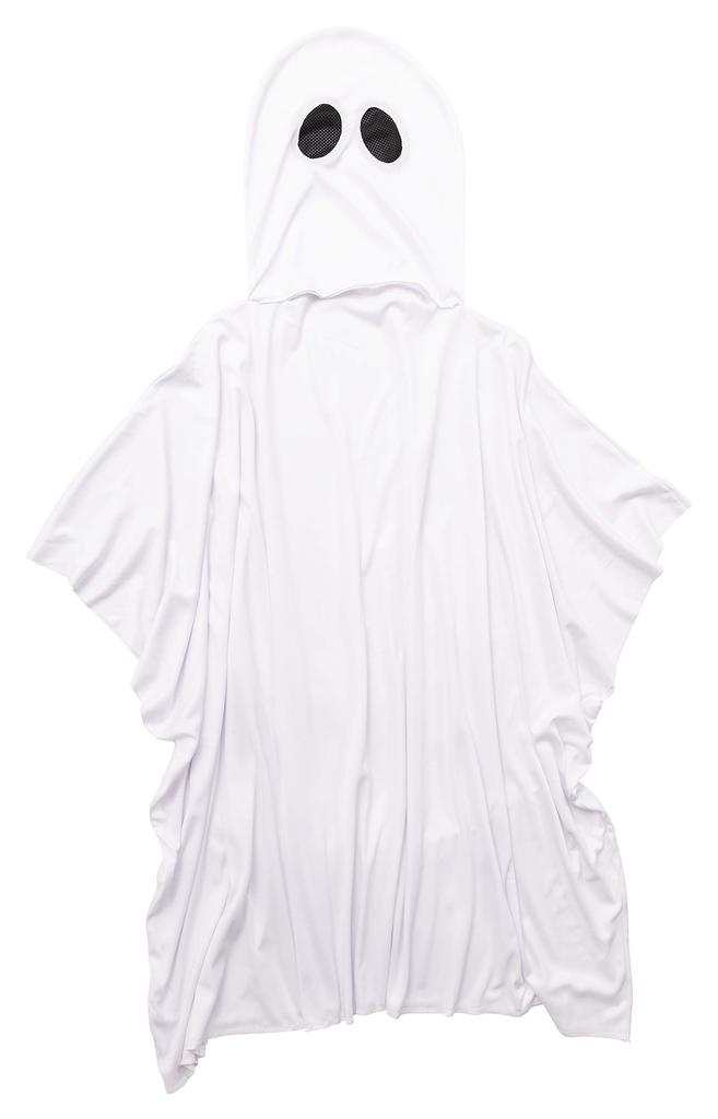 Clearstone Cosplay Halloween Ghost Poncho for White Kids,