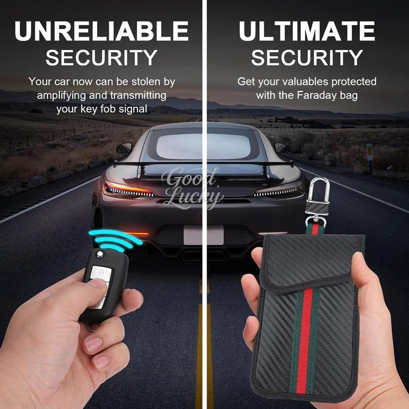 HGQ5   Car Key Signal Blocker Anti-Hacking Anti-Theft For Mercedes Benz AMG W203 W206 W220 W205 W211 W212 W201 W210 GLC GLK Accessories