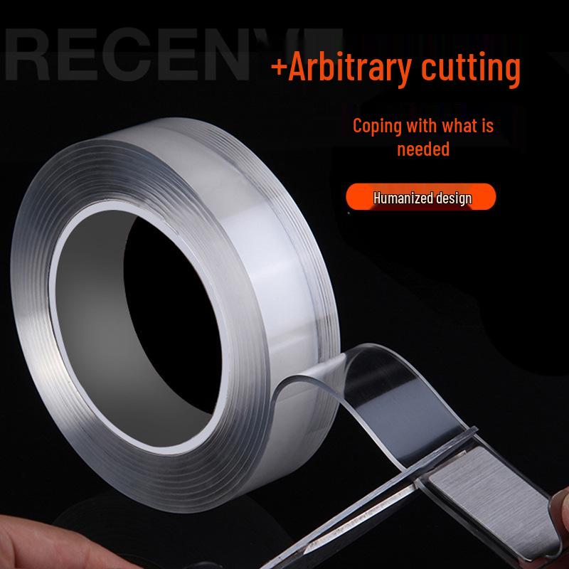 Popular Traceless Nano Magic Glue: Removable, Transparent, Double-Sided Acrylic Tape.