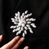 Elegant Pearls Badge Exquisite Luxury Sense Brooch Clothes Accessories Banquet Clothes Pin  Daily