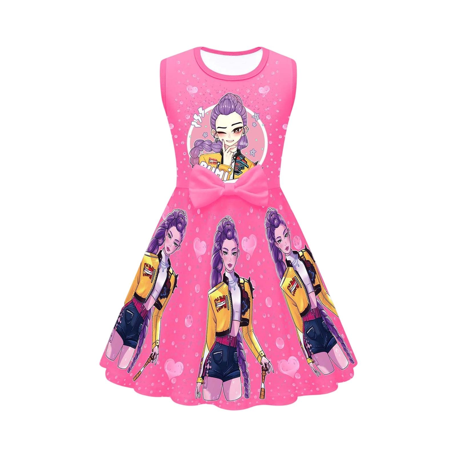 Girls  Tulle Bow Dress - Large Butterfly Mesh Gown 120