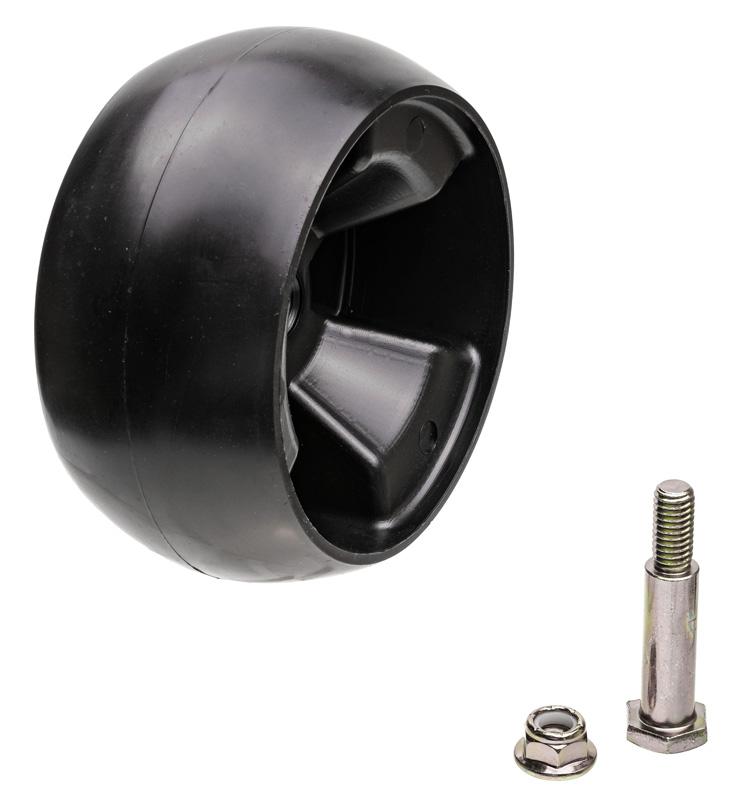 Mower Deck Guide Wheel + Bolt & Nut