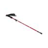 Aluminium Alloy Trekking Poles 5 Sections Collapsible Hiking Walking Climbing Sticks with Mud HoldersRed