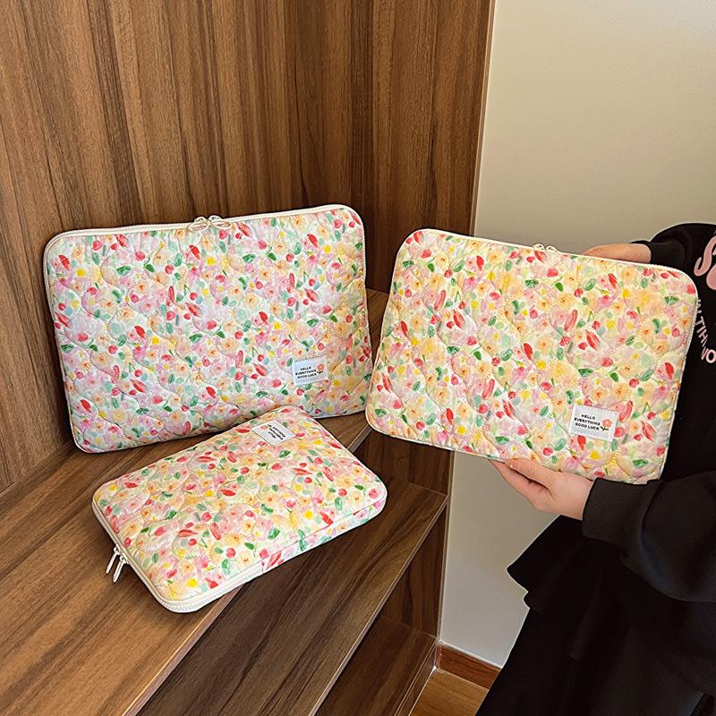 

TS JYL laptop bag,Polka Dot Laptop Sleeve 11 Inch iPad Pro 14 15 Inch Notebook Storage 11 inches дикая орхидея