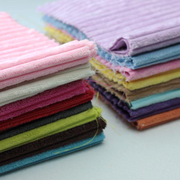 

Полосатая Велюровая Пэчворк Ткань для DIY, Обивки, Рукоделия и Декоративных Проектов Yellow