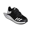 Adidas Fortarun Wide Cf Slip Resistant Low top Kids Lifestyle Shoes Black White Children Aged 3 7 Years Old F34381