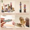 Wooden Animals Threading Toy, Lacing Beads for Toddlers Stacking Blocks Balance Toy, Montessori Educational Toy for Boys & Girls