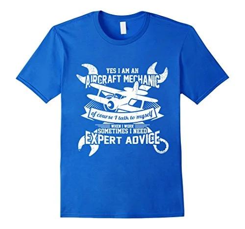 Yes I Am An Aircraft Mechanic Funny Mechanical Engineer T Shirt Short Sleeve 100 Cotton Casual Tshirts Loose Top Size S3XL S