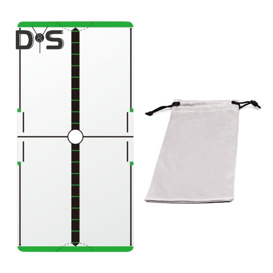 

Зеркало для гольфа, выравнивание, тренировочное приспособление для точности и последовательности ударов, зеркало для отработки ударов в гольфе с сумкой для хранения для тренировок в помещении и на открытом воздухе разноцветный