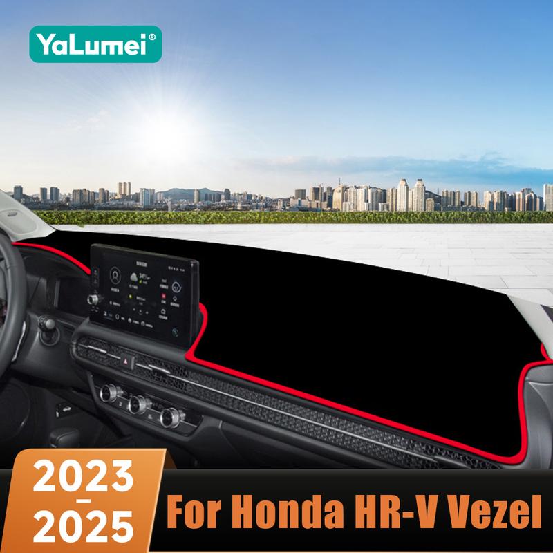 Tapis de Tableau de Bord de Voiture Anti-Lumière Anti-UV Antidérapant Housse Tapis Accessoires Pour Honda HR-V HRV Vezel 2024 2025