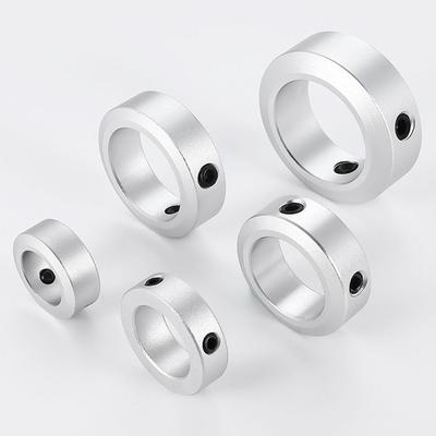 1Pcs Aluminum Alloy Fixed Locking Limit Ring 6-30mm Diameter Stop Screw Type Shaft Collar with Screws Retainer Locator