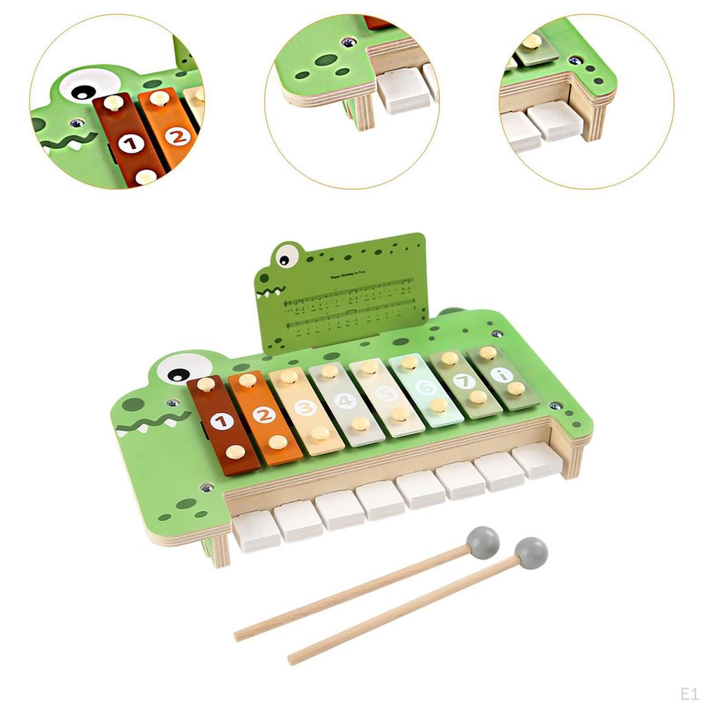 Kids Xylophone Musical Instrument Toy Children Early Education Holiday Gifts Hand Knocking
