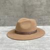 Japanese Woolen Hat Women'S Retro Men'S And Women'S Flat Top Hat For Traveling Casual Versatile Barna Jazz Felt Hat