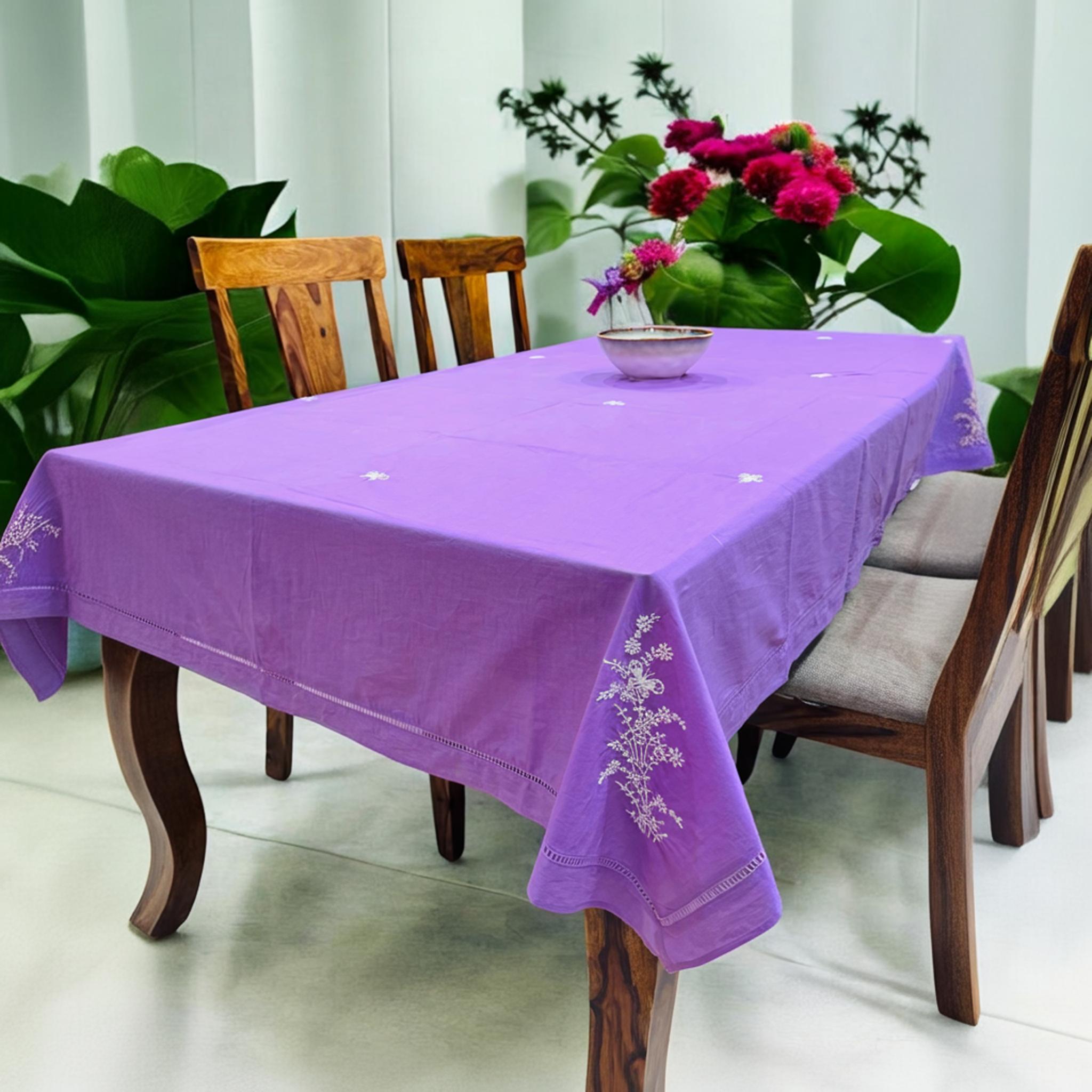 Anthophile Rectangular Table Cloth лавандовый