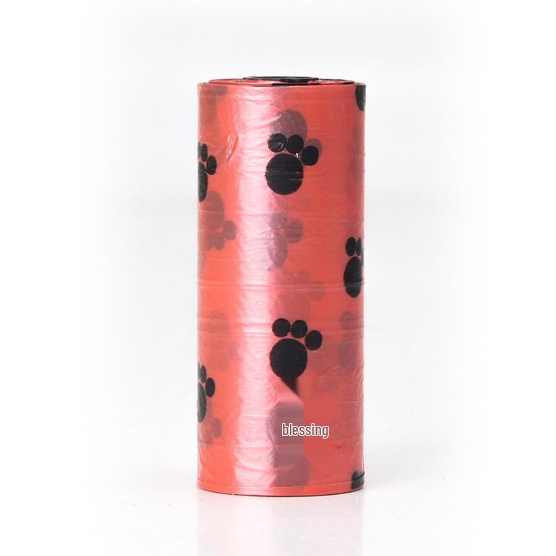 Dog Walking Portable Solid Color Poop Bags